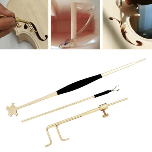 Tonpfosten-Messgerät, Tonsäulen-Clip und Setzer, Werkzeuge für Violinbauer, - Bild 1 von 7