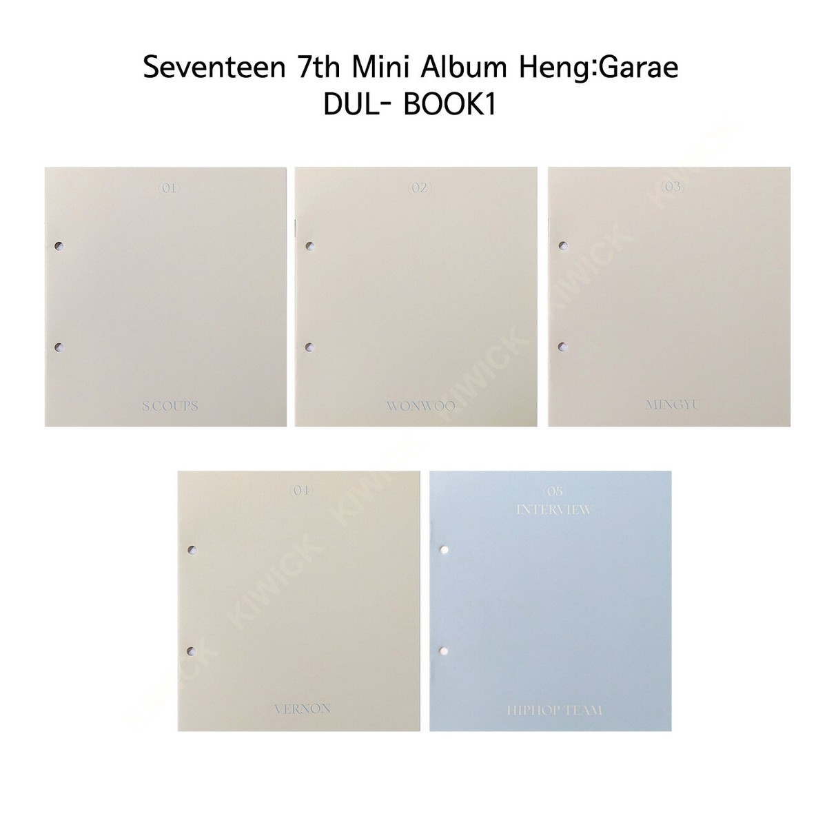 Seventeen 헹가래 Heng:garae Henggarae Photo Book CD Sticker