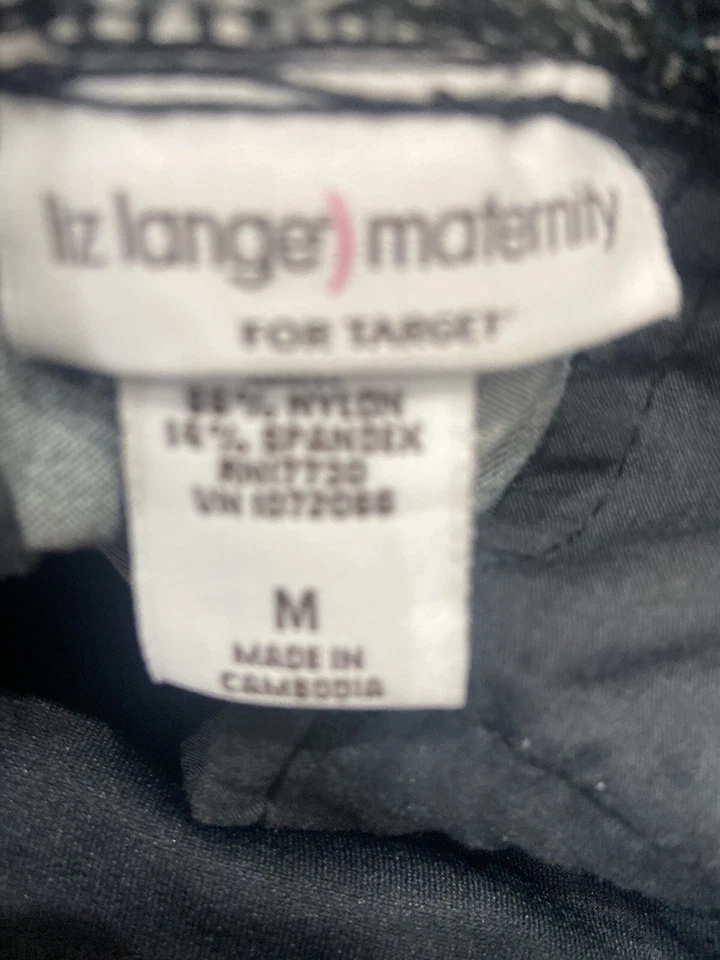 Pantalones cortos de mezclilla de maternidad Liz Lange para mujer talla M Foto 3 de 3