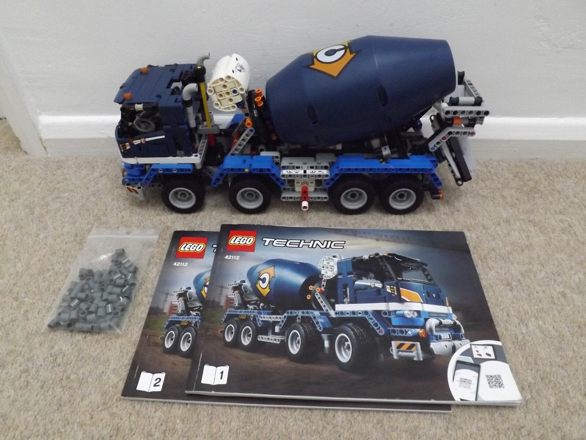 Lego Technic 42112 Concrete Mixer Truck 100% Complete UK