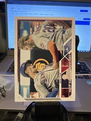 2023 Topps Series 1 Baseball Bro Time New York Mets Team Card #190