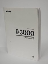 Nikon D3000 Instruction Owners Manual D3000 Book NEW