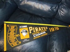 1975 National League Eastern Division Champs Pittsburgh Pirates Pennant