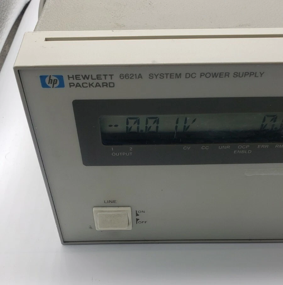 HP 6621A System DC Power Supply 80W 7V/10A 20V/4A - TESTED - Image 4 of 4