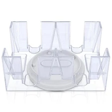 Canasta Card Holder - 6 Deck Plastic Revolving Card Game Holder Playing Cards Tr