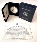 2001-W American Silver Eagle $1 U.S. Mint Box With COA
