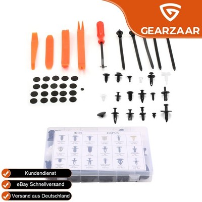 Auto Niete Clip Sortiment Türverkleidung 435 Stück Auto Universal