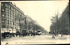 Ak Paris V, Boulevard Saint Marcel, pris de l...