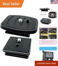 2-Pack 41mm 43mm Quick Release Plate for Professional Tripods