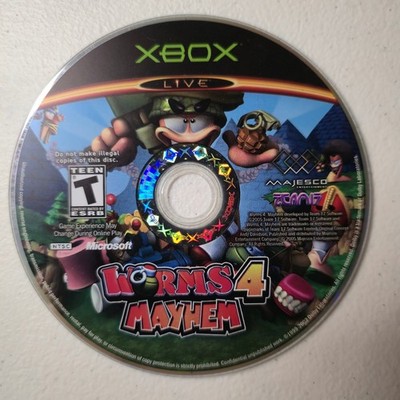 Worms 4 Mayhem Xbox Video Game Multiplayer Strategy