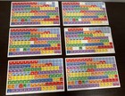 Peanuts Snoopy  CALENDAR STICKERS - Lot Of 6 Sheets  -  Over 690 Total  — photo 1