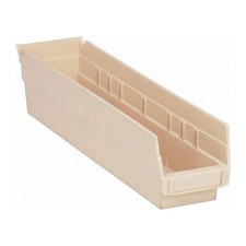 QUANTUM STORAGE SYSTEMS QSB103IV Shelf Bin,Ivory,Polypropylene,4 in 9JYL1