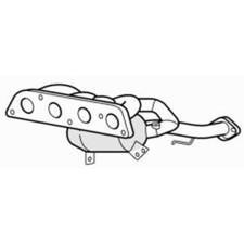 Type Approved Exhaust Manifold Catalytic Converter for Mazda CX3 2.0 (2015-2019)