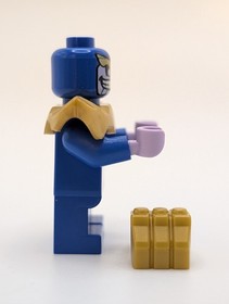 LEGO Marvel Thanos Minifigure SH0363 76072 Mighty Micros Retired + Gauntlet