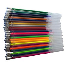 12 Gelstiftminen, Marker, K&uuml;nstlerbedarf, neutrale Tinte, Stiftminen,