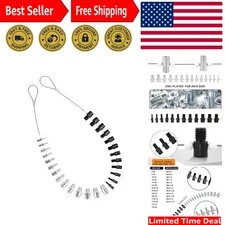 26-Gauge Nut & Bolt Thread Checker - 14 Inch & 12 Metric for Professionals