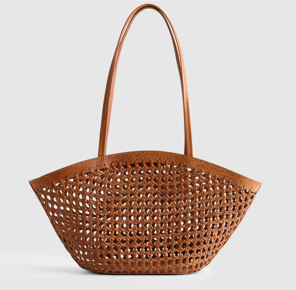 Madewell Natural Caning Tote for Everyday Style