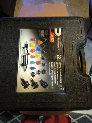 Powerbilt 22 piece Cooling System Pressure Testing Kit 940427 Complete