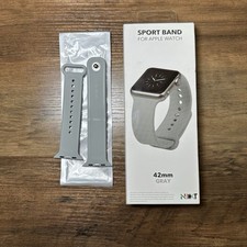 Sport Band For Apple Watch 42mm Gray Open Box NEXT