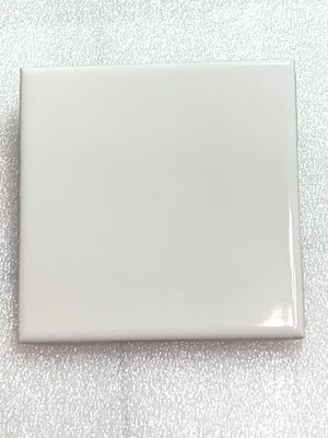 VINTAGE NEW  US  CERAMIC TILE CO   UO74 - BISCUIT GLOSS  4 1/4'' X 4 1/4''