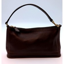 Coach Ergo Baguette Shoulder Bag Mahogany Brown Leather Vintage 9311 USA Made