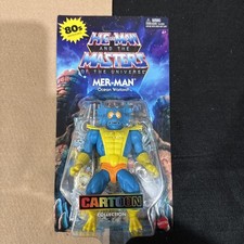 Mattel Masters of The Universe Origins Cartoon Mer-Man Filmation Unpunched New
