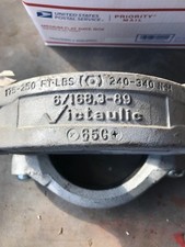 Victaulic Coupling 6" grooved style 89 for stainless pipe Green gasket
