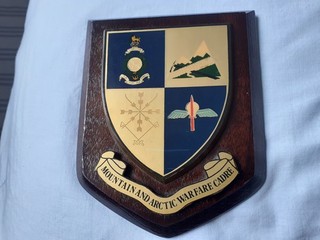 'Mountain and Arctic Warfare Cadre' Wall Plaque.