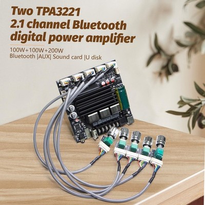 Digital Power Amplifier -Karte mit Subwoofer, Leichtes DIY Compact 100W ×