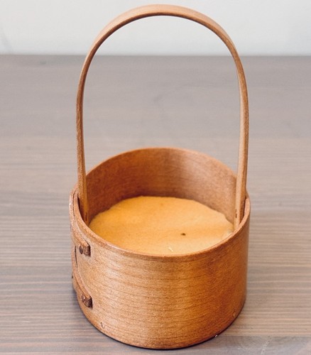 Canterbury Woodworks Miniature Bentwood 2-Finger Shaker Basket Copper HW 3.75” - Picture 7 of 9