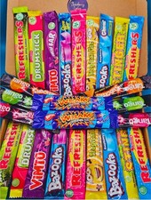 Strawberry Ledge Chew Bars Gift Box - 26 Chewy Bars with Vimto, Wham, Refreshers
