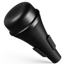 Trombone Mute Silencer in Black Plastic for Easy Installation and Quiet Use
