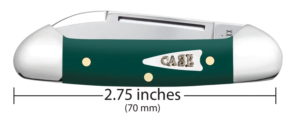 Cuchillo de Bolsillo Case xx Butterbean Spruce Verde Sintético 64532 Inoxidable Foto 3 de 3