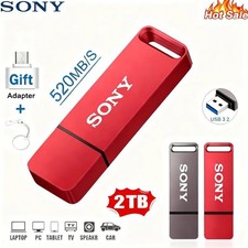 SONY High Speed PenDrive 2TB USB Flash Drive 1TB Metal Pendrive 512GB 256GB Port