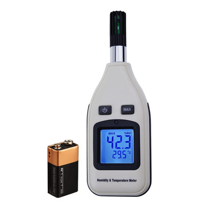 Handheld Digital Humidity & Temperature Meter 0~100% RH/ -30~70°C (-22~158°F) LC