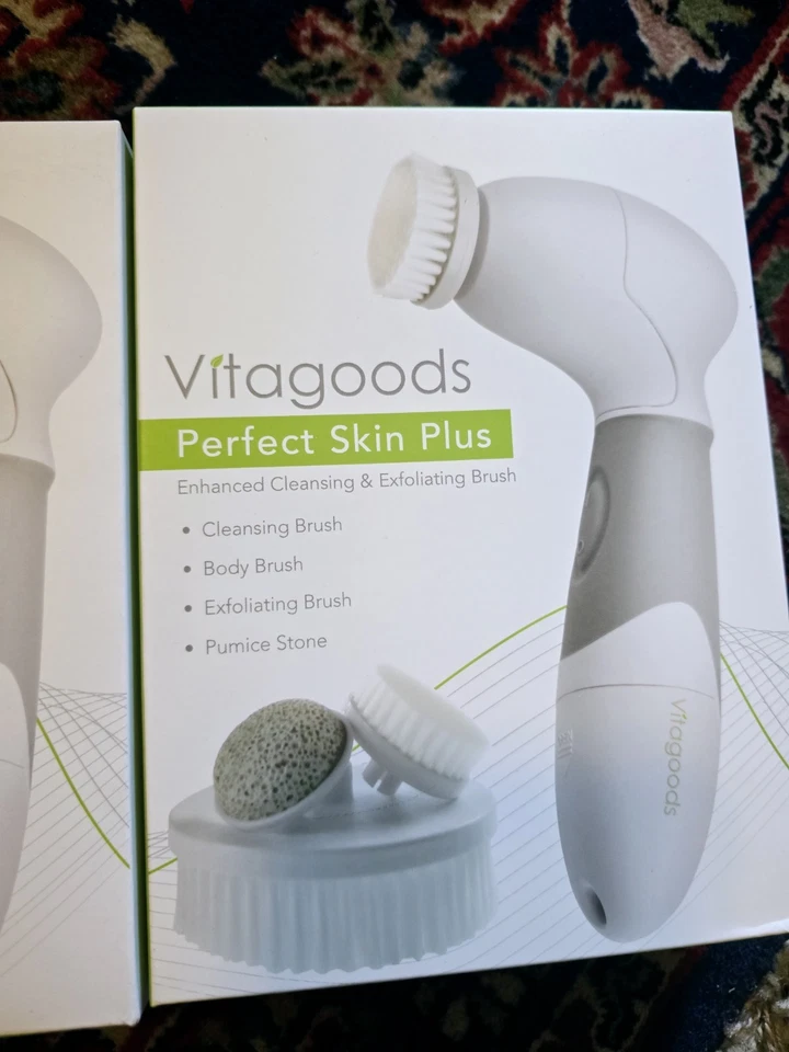 2 cepillos limpiadores y exfoliantes Vitagoods Perfect Skin Plus Foto 2 de 3