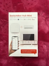 SwitchBot Hub Mini Smart Remote  IR Blaster, Link SwitchBot to Wi-Fi