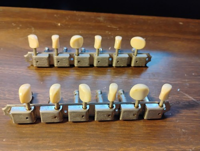 #ad #ad 1960s Gibson Kluson Double Line 335 12 String Tuners set luthier project parts $245.00