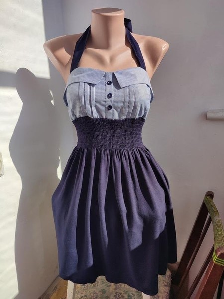 Women FRENCH KISS Dress White Viscose S