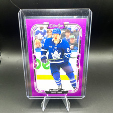 Upper Deck 25-26 O-Pee-Chee David Kampf #480 Purple Border 15/49 Leafs
