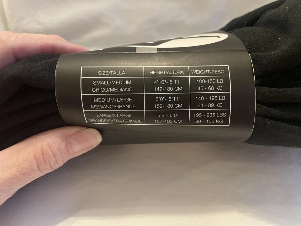 Ellen Tracy Tights Womens Small Medium Black Casual Fleeced Soft & Cozy - Image 3 of 3