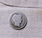 1901 P SILVER BARBER DIME