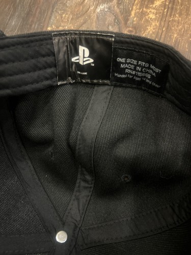 Sombrero de pana vintage Sega Genesis azul y sombrero PlayStation negro talla única - Imagen 5 de 5