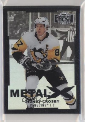 2021 Skybox Metal Universe Metal-X Level 4 Achievement /499 Sidney Crosby 0s7w