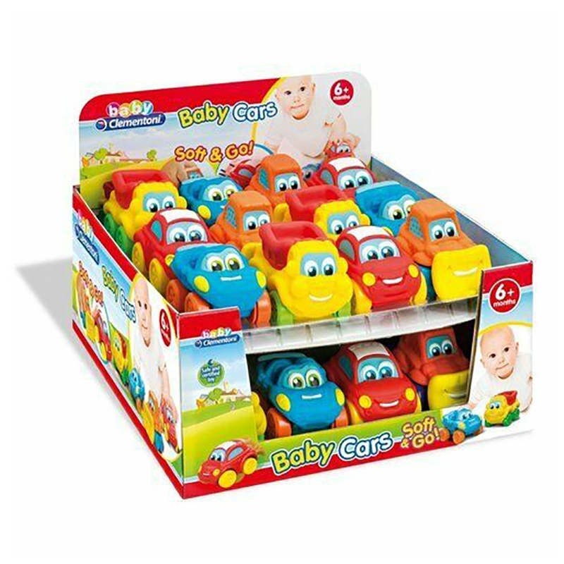 CLEMENTONI Baby Car Soft & Go - Macchinine morbide per bambini - Immagine 2