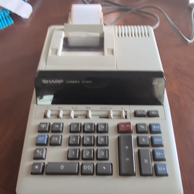 Sharp Compet VX-2652 12-Digit Electronic Printing Calculator Adding Machine Test