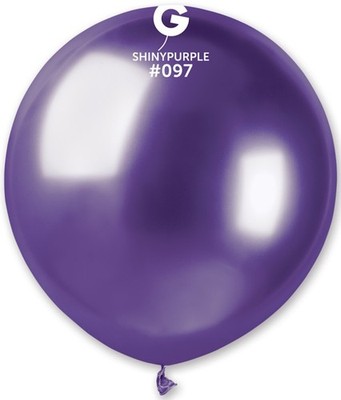 Gemar 097 Shiny Purple 48cm 19 Inch 25 Stück GB150 Latex Luftballons Violett