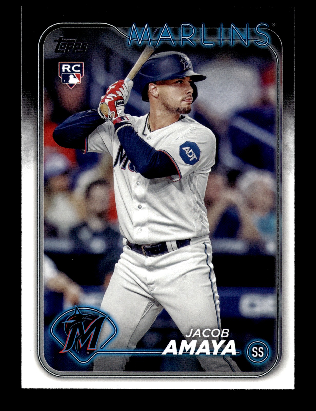 2024 Topps Series 1 #144 Jacob Amaya - Miami Marlins RC Baseball Card