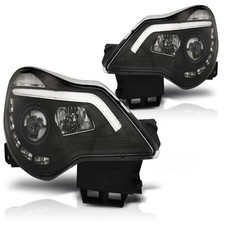 Faro DRL LED Luce Diurna Per Opel Corsa D Anno 11-14 Nero LTI
