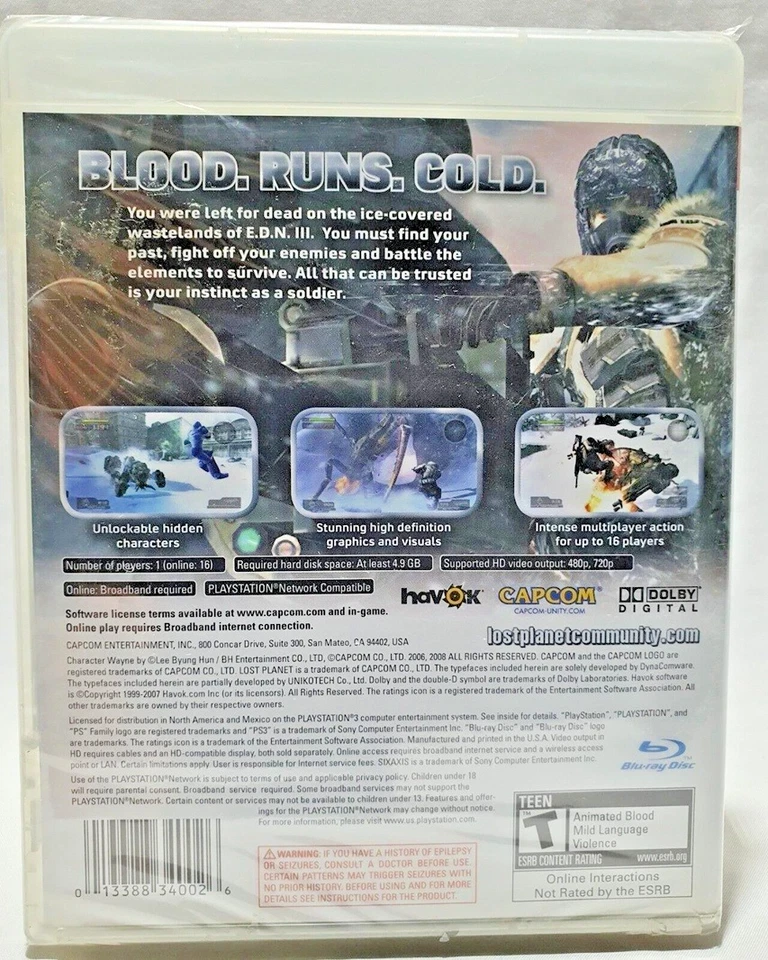 Lost Planet: Extreme Condition Playstation 3 New Factory Sealed - Image 2 of 4